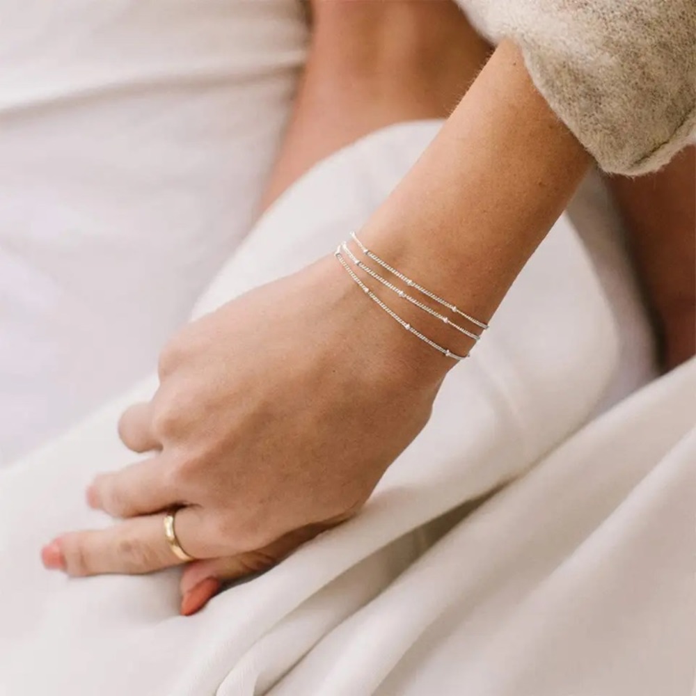 ⚜️𝟯𝟬%𝗢𝗙𝗙 𝗯𝘂𝗻𝗱𝗹𝗲𝘀 𝟯+⚜️ NEW 3 Layered Stainless Steel Bracelet - Picture 3 of 14